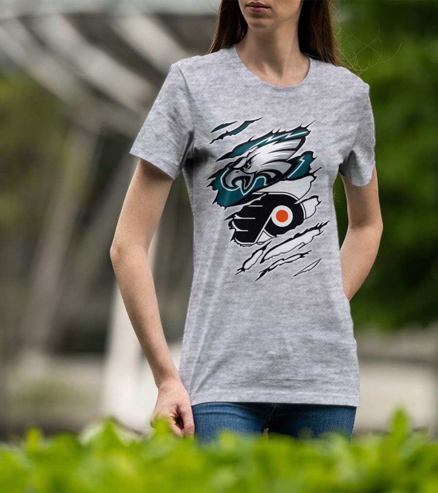 Philadelphia Eagles Flyers Team Fusion T-Shirt