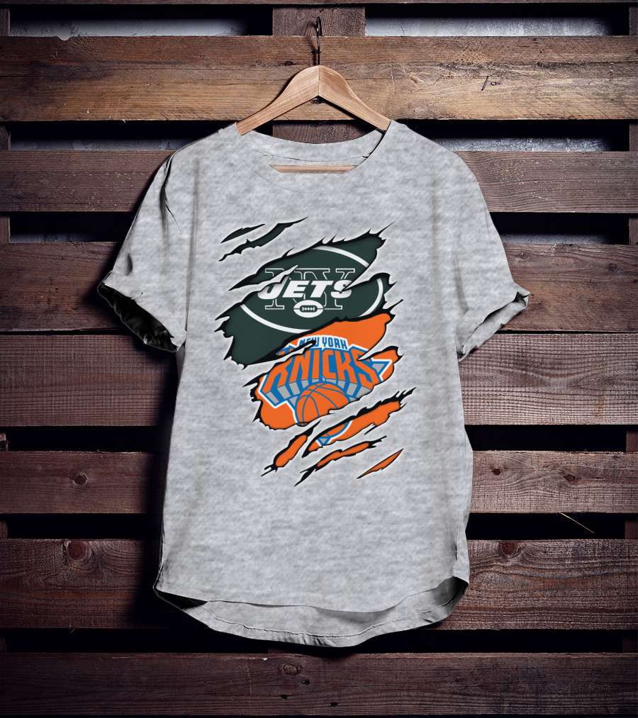 Jets Knicks New York Sports Fans T-Shirt
