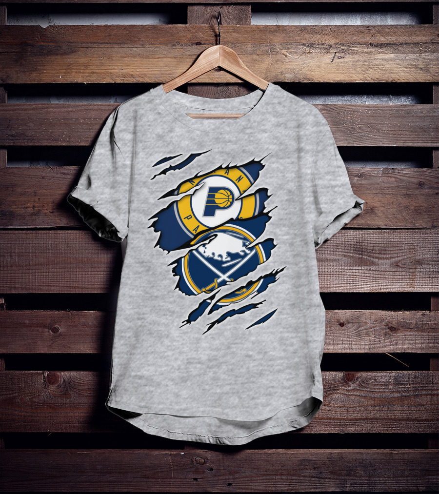 Indiana Pacers Buffalo Sabres Crossover T-Shirt