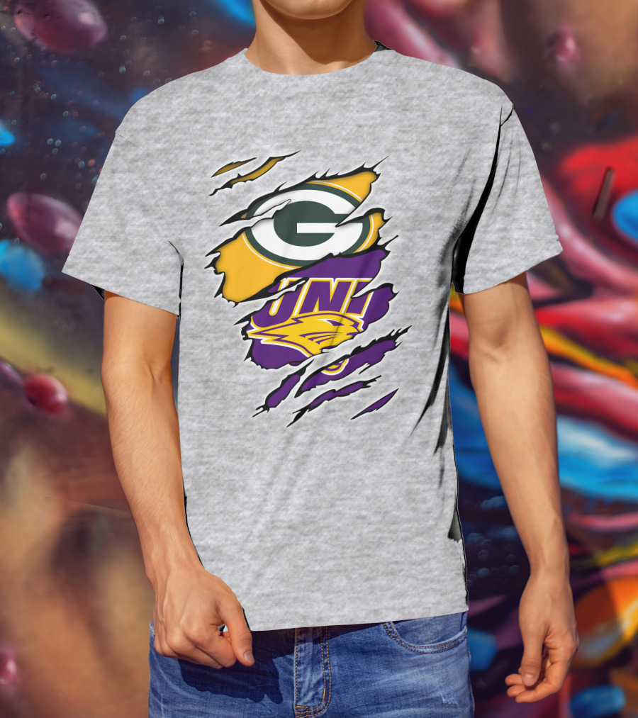 Packers UNI Logo Torn T-Shirt