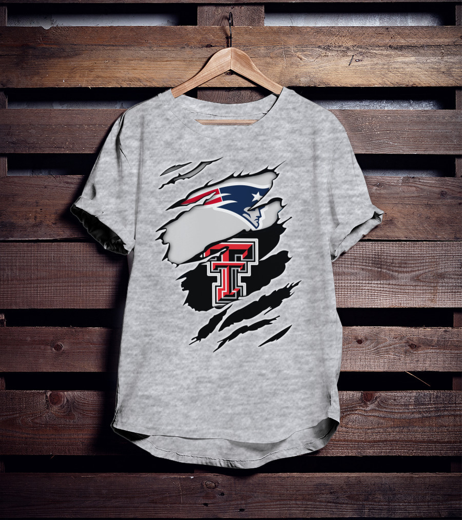 Patriots Texas Tech Double T Logo Fusion T-Shirt