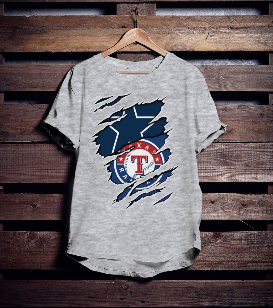 Dallas Cowboys Texas Rangers Fusion T-Shirt