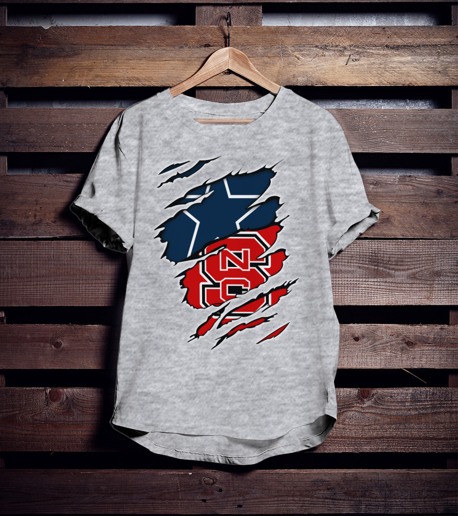 NC State Cowboys Logo With Star T-Shirt