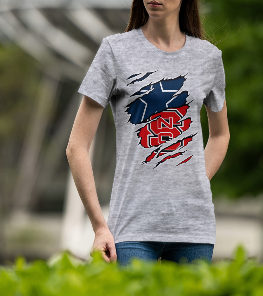 NC State Cowboys Logo With Star T-Shirt