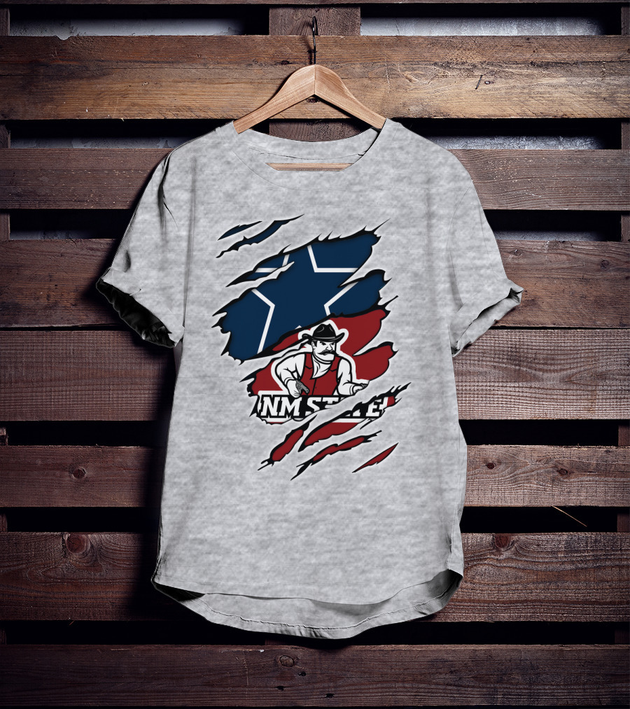 NM State Cowboys Western Star T-Shirt