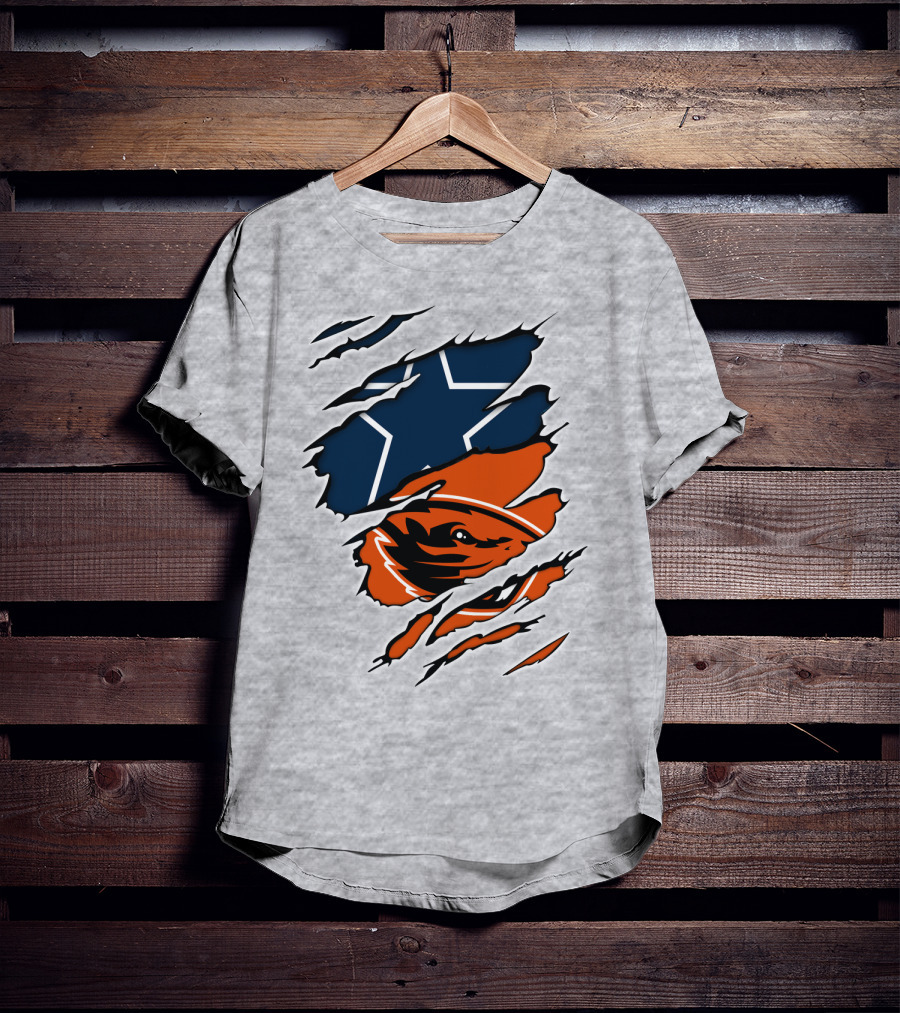 Cowboys Oregon State Beavers Cowboys Star T-Shirt