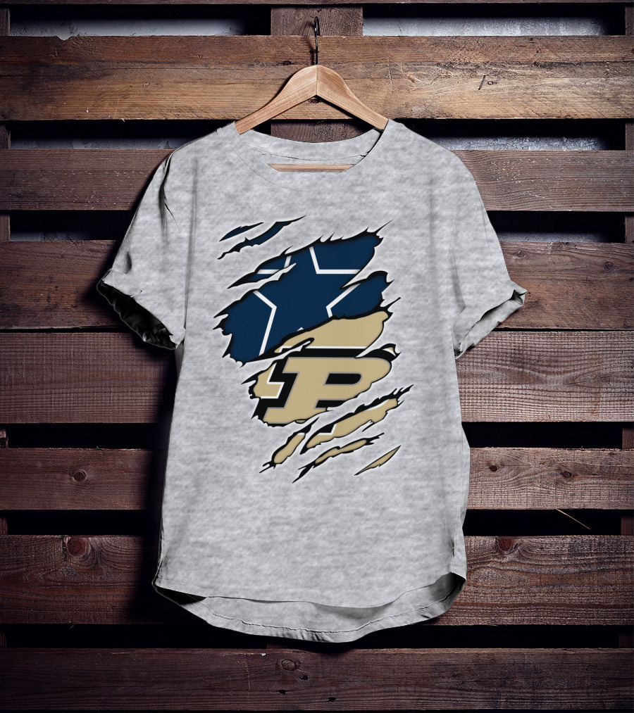 Cowboys Purdue Boilermakers Star T-Shirt