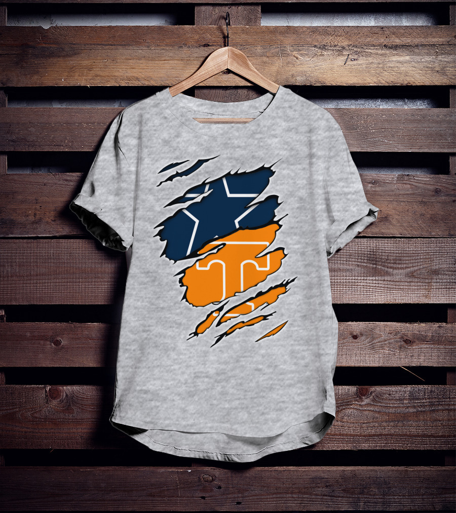 Cowboys Tennessee Vols Star Claw T-Shirt