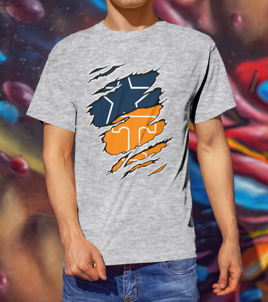 Cowboys Tennessee Vols Star Claw T-Shirt