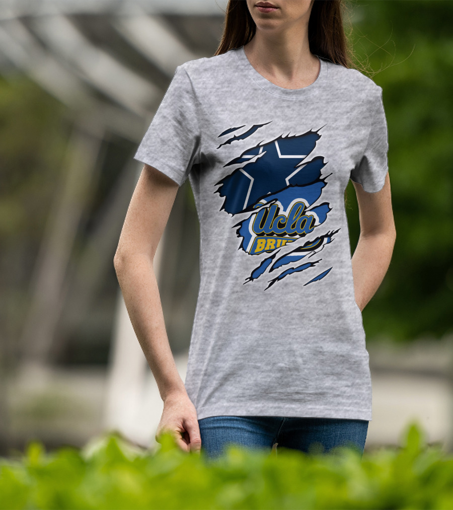 UCLA Bruins Cowboys Star Ribbed T-Shirt