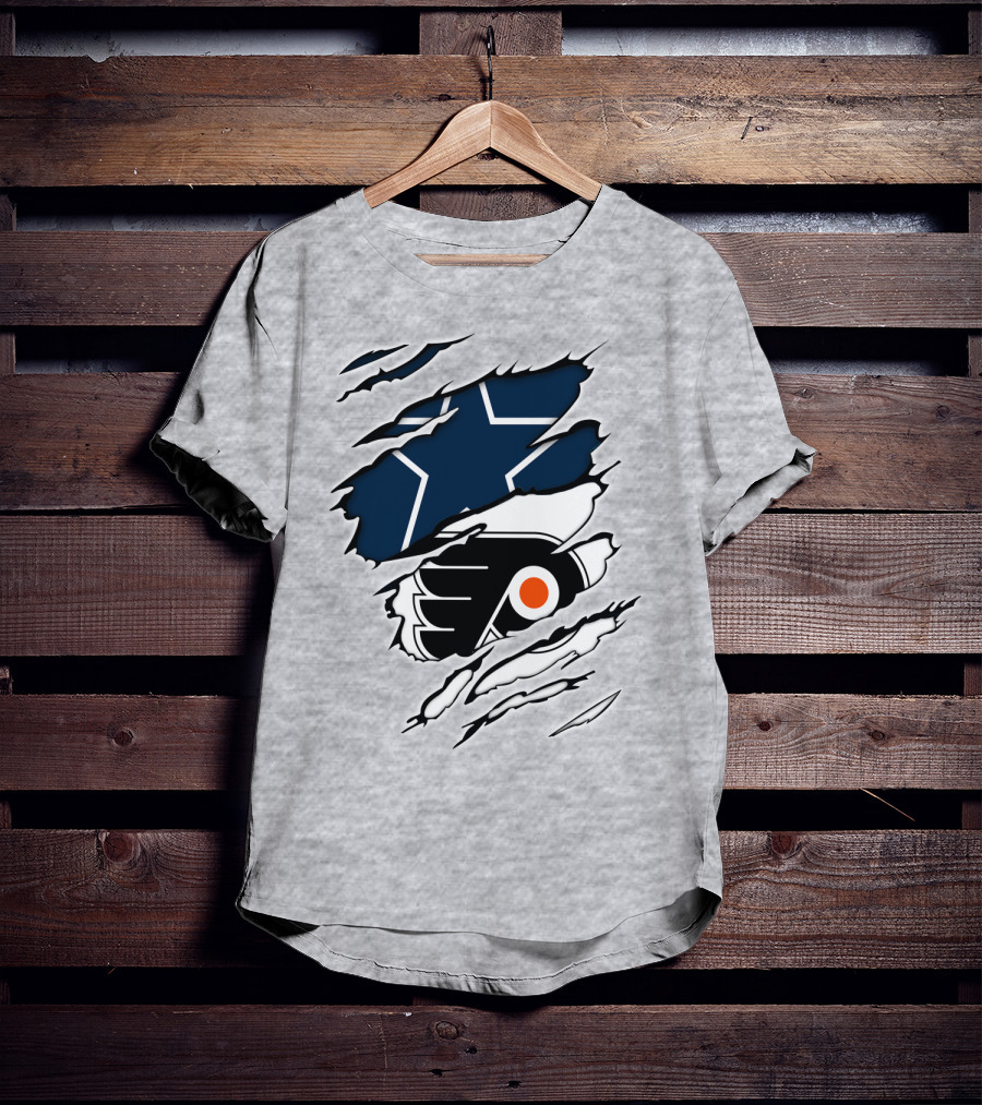 Cowboys Flyers Cowboys Logos Blend T-Shirt
