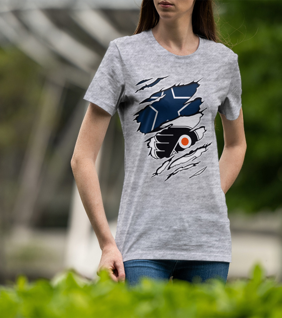 Cowboys Flyers Cowboys Logos Blend T-Shirt