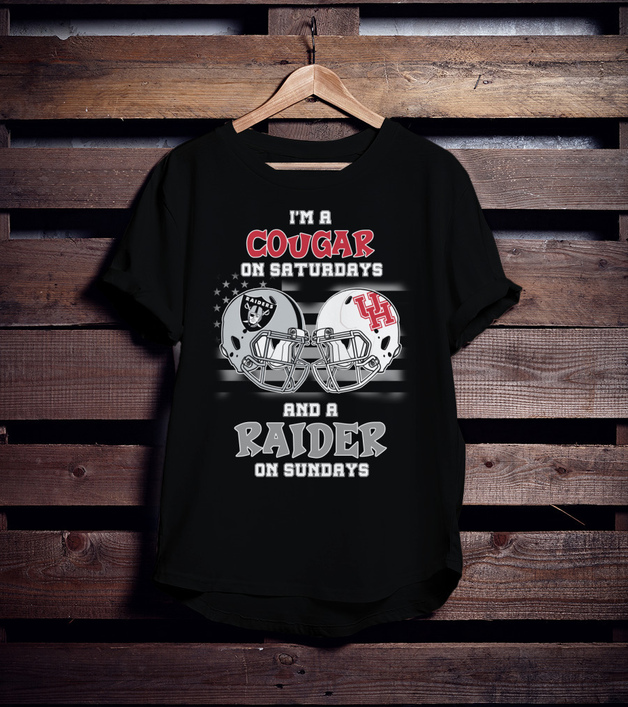 I'm A Cougar On Saturdays And A Raider On Sundays T-Shirt