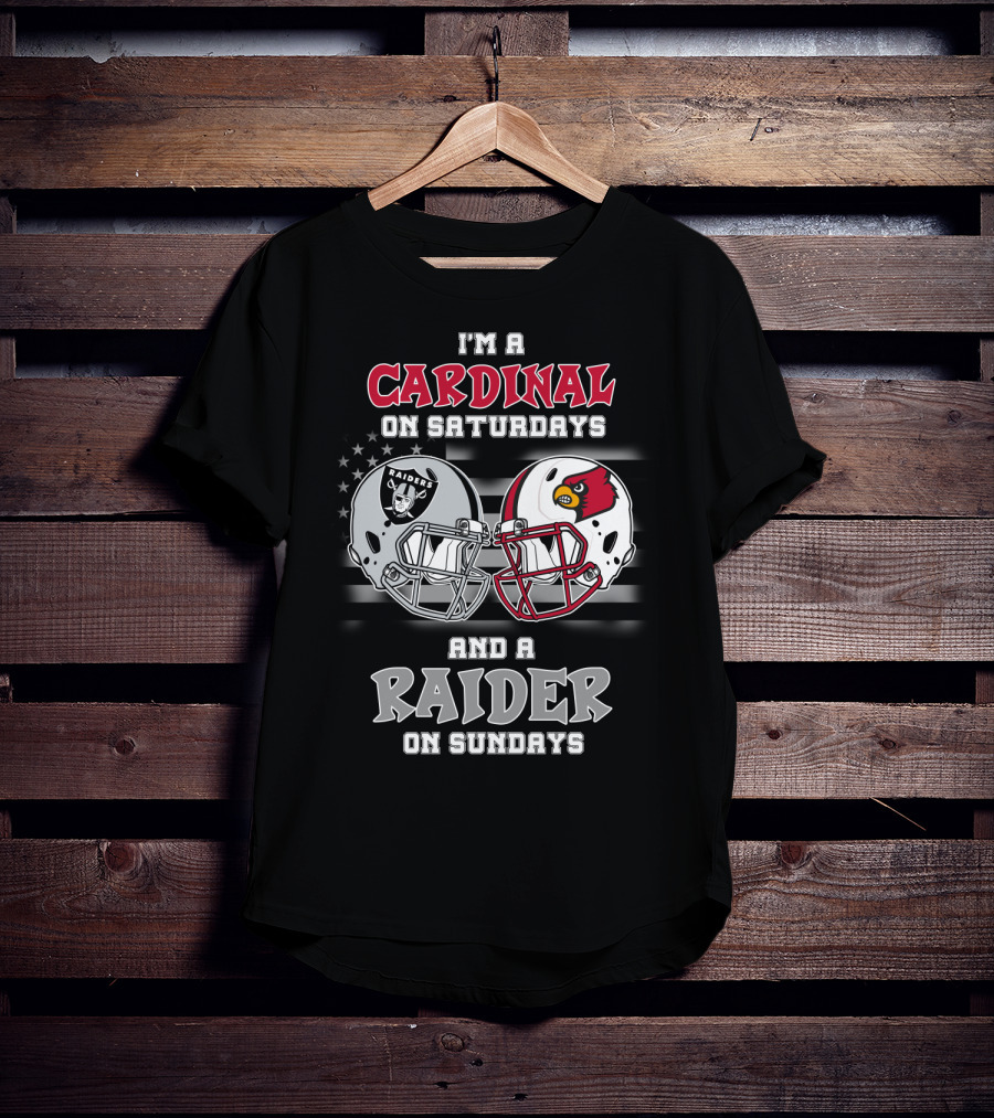 I'm A Cardinal On Saturdays And A Raider On Sundays T-Shirt