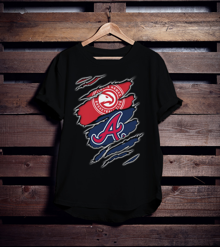 Atlanta Hawks Basketball Club Braves A T-Shirt