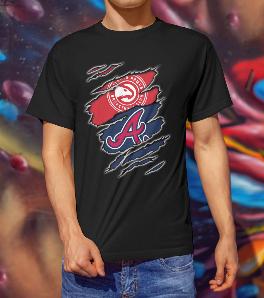 Atlanta Hawks Basketball Club Braves A T-Shirt