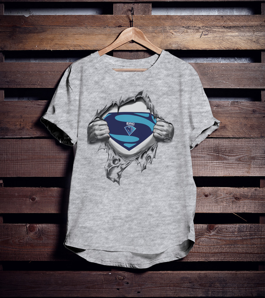 ERC Ingolstadt Superman Hockey Logo Emblem T-Shirt