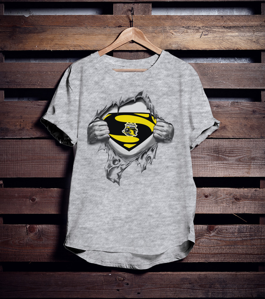 Krefeld Pinguine Superhero Shield Emblem T-Shirt