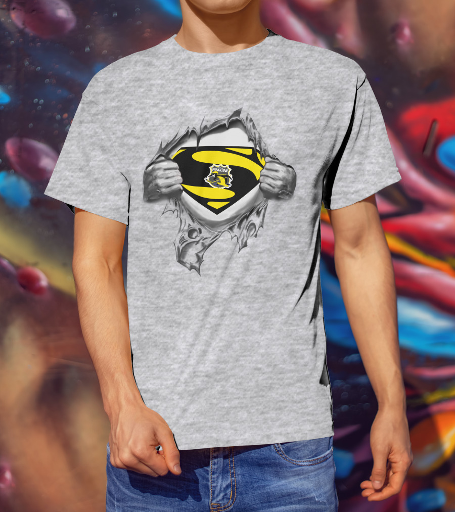 Krefeld Pinguine Superhero Shield Emblem T-Shirt