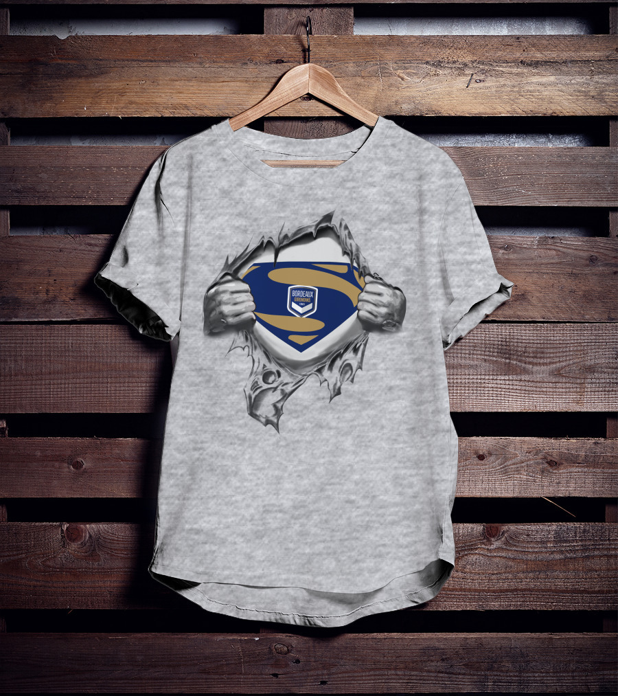 Bordeaux Girondins Superman Shield T-Shirt