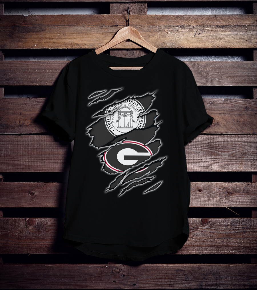 Georgia Bulldogs University Of Georgia Seal T-Shirt