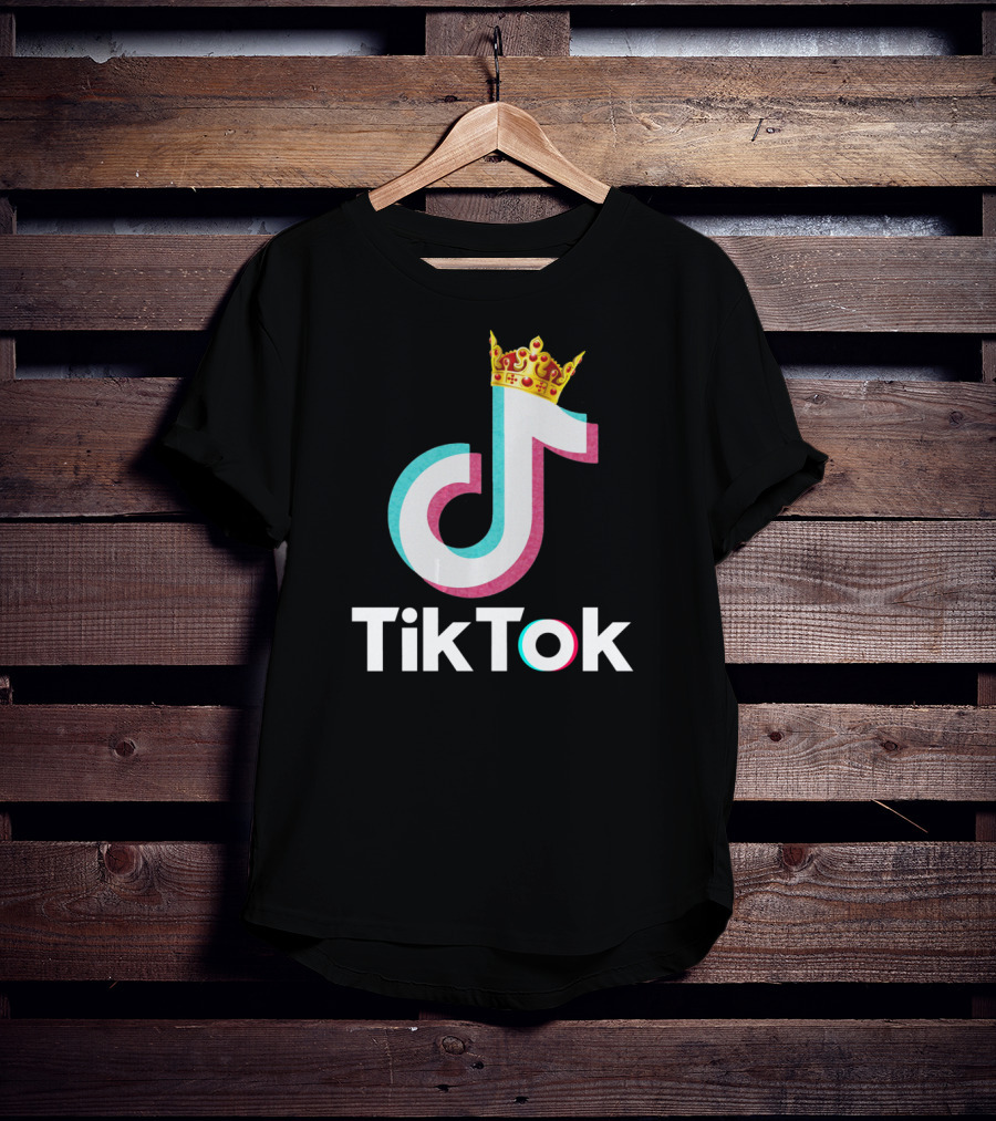 Funny TikTok Dancing Musician DJ Love With Crown T-Shirt
