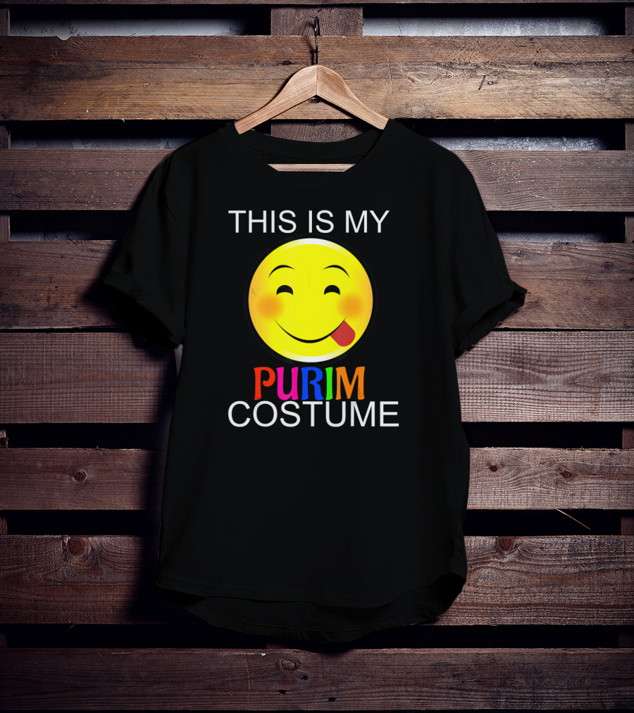THIS IS MY PURIM COSTUME Smiley Face T-Shirt