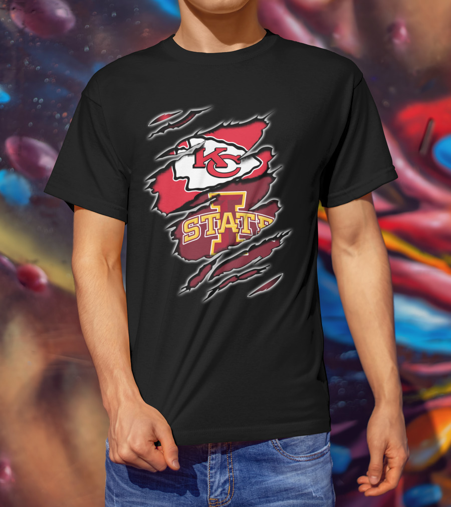 Kansas City Chiefs Iowa State Cyclones Fan Gear T-Shirt