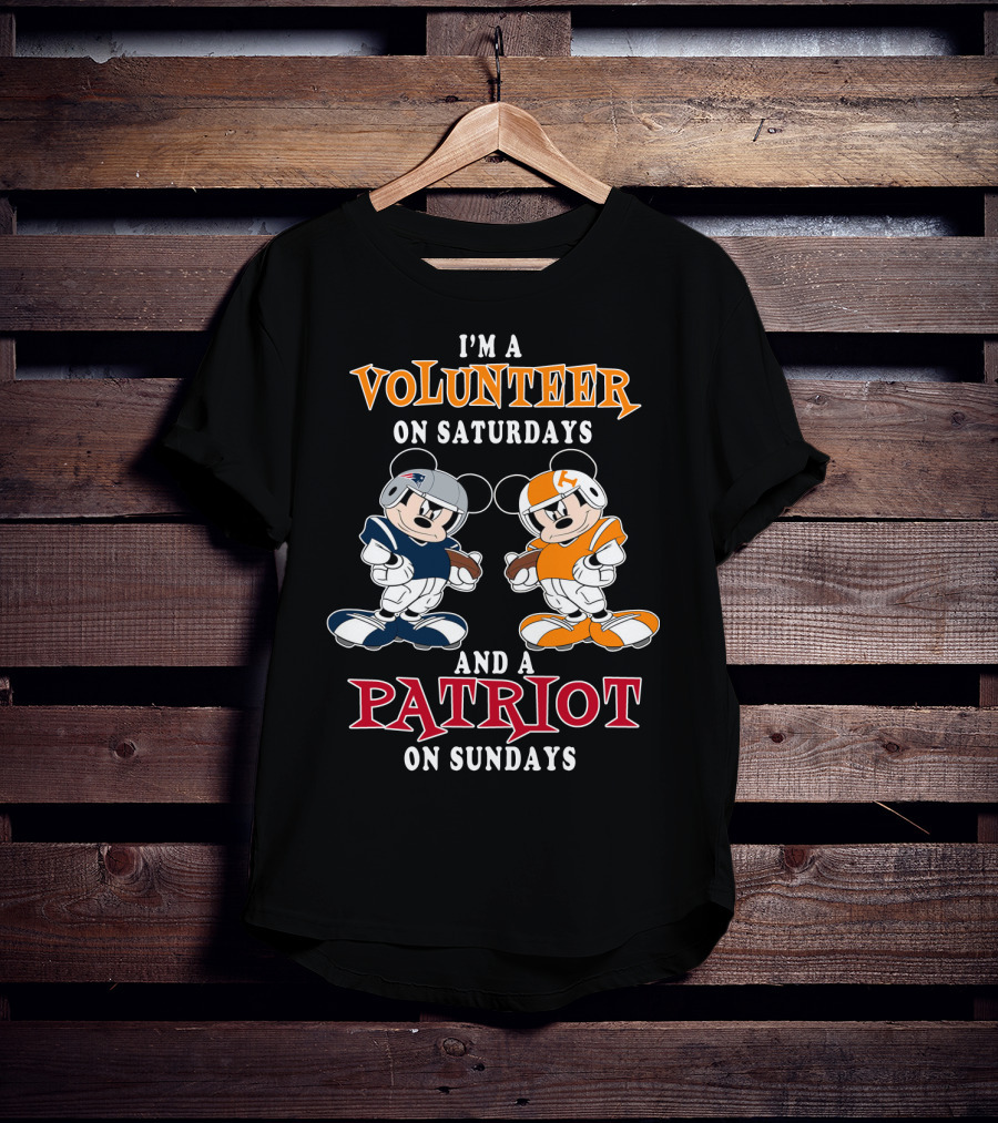 I'm A Volunteer On Saturdays And A Patriot On Sundays T-Shirt
