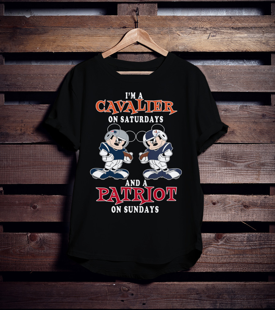 I'm A Cavalier On Saturdays And A Patriot On Sundays T-Shirt