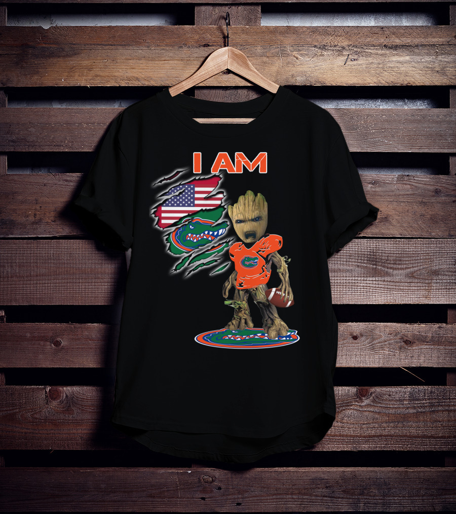 I Am Florida Gators American Football Groot Fan T-Shirt