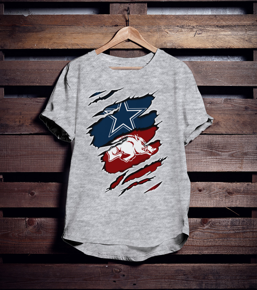 Cowboys Razorback Arkansas Team Spirit T-Shirt