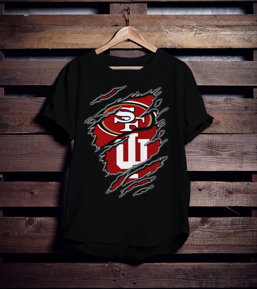 49ers Sf Indiana Hoosiers Tear T-Shirt