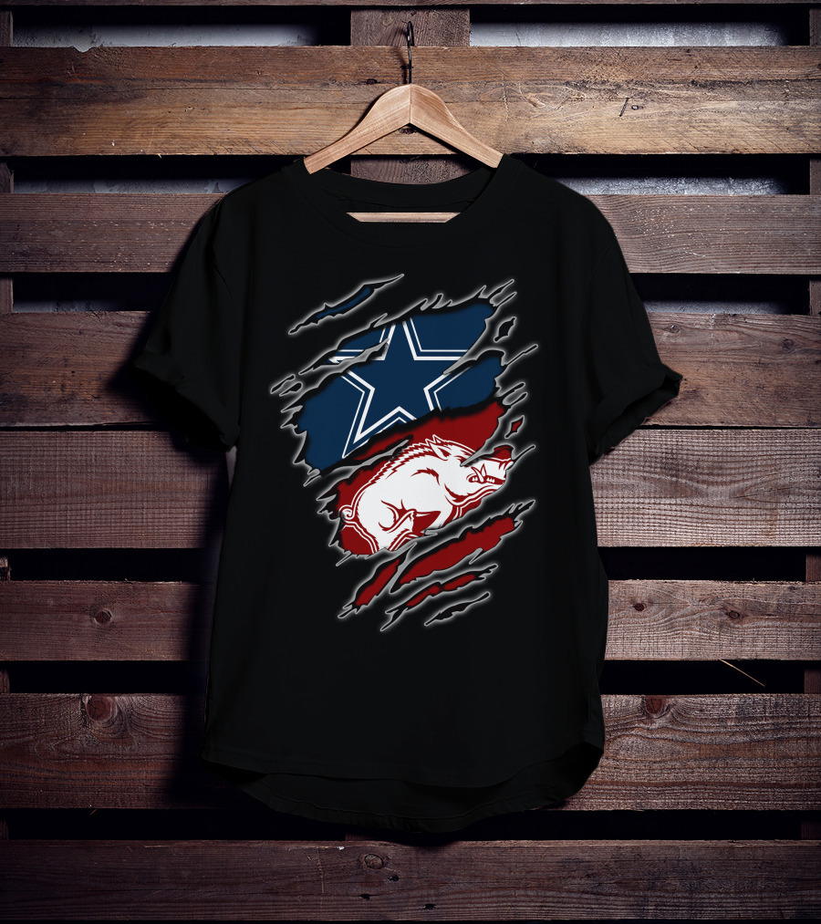 Dallas Cowboys Arkansas Razorbacks Fusion T-Shirt