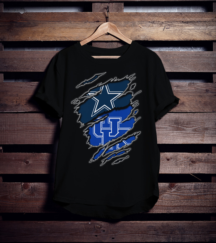 Dallas Cowboys Kentucky Wildcats Fan Crossover T-Shirt