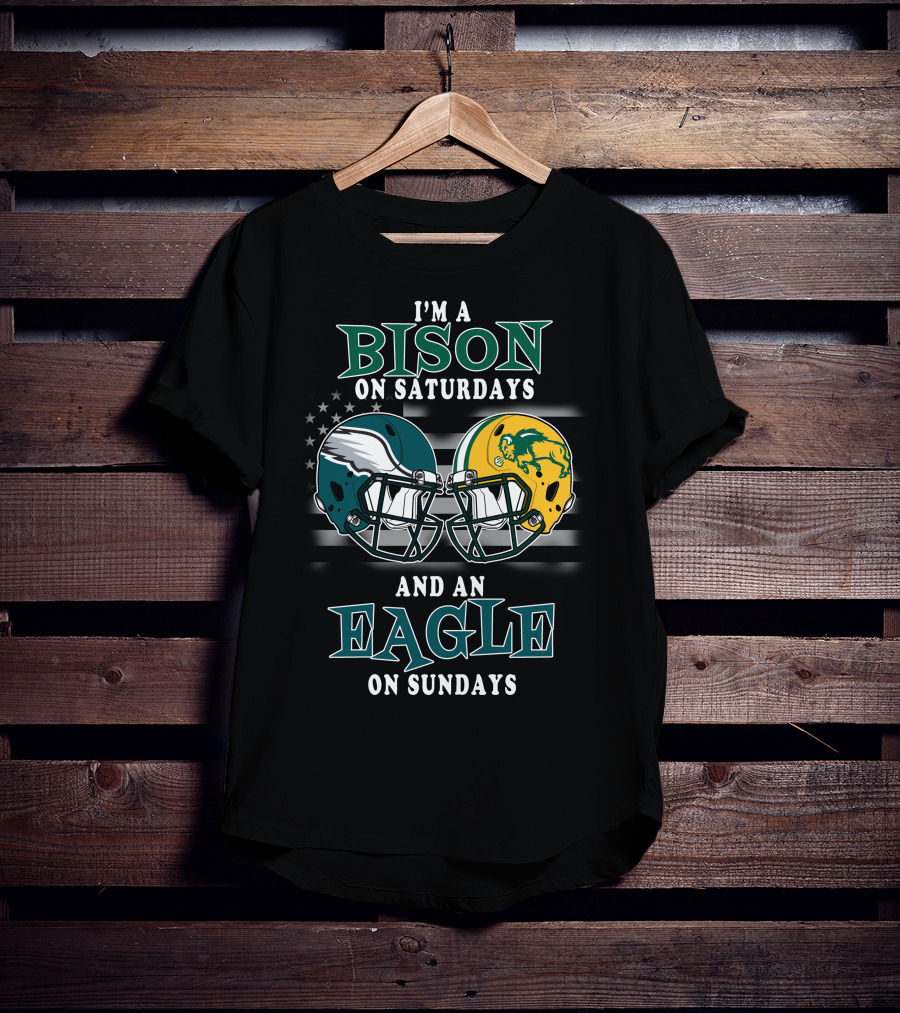 I'm A Bison On Saturdays And An Eagle On Sundays T-Shirt
