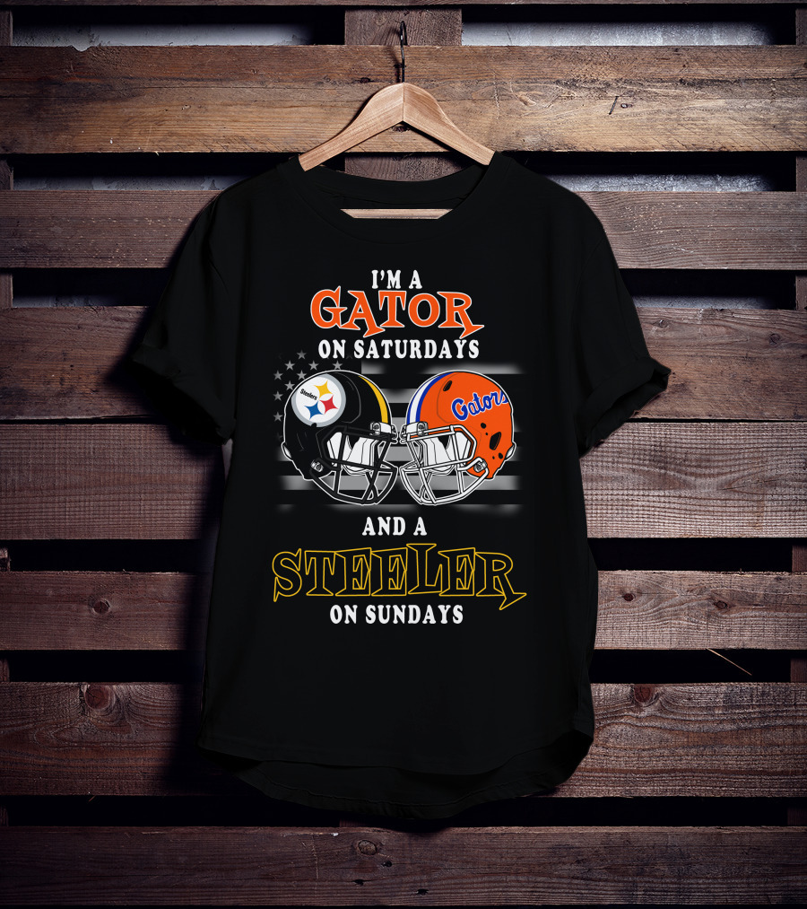 I'm A Gator On Saturdays And A Steeler On Sundays T-Shirt