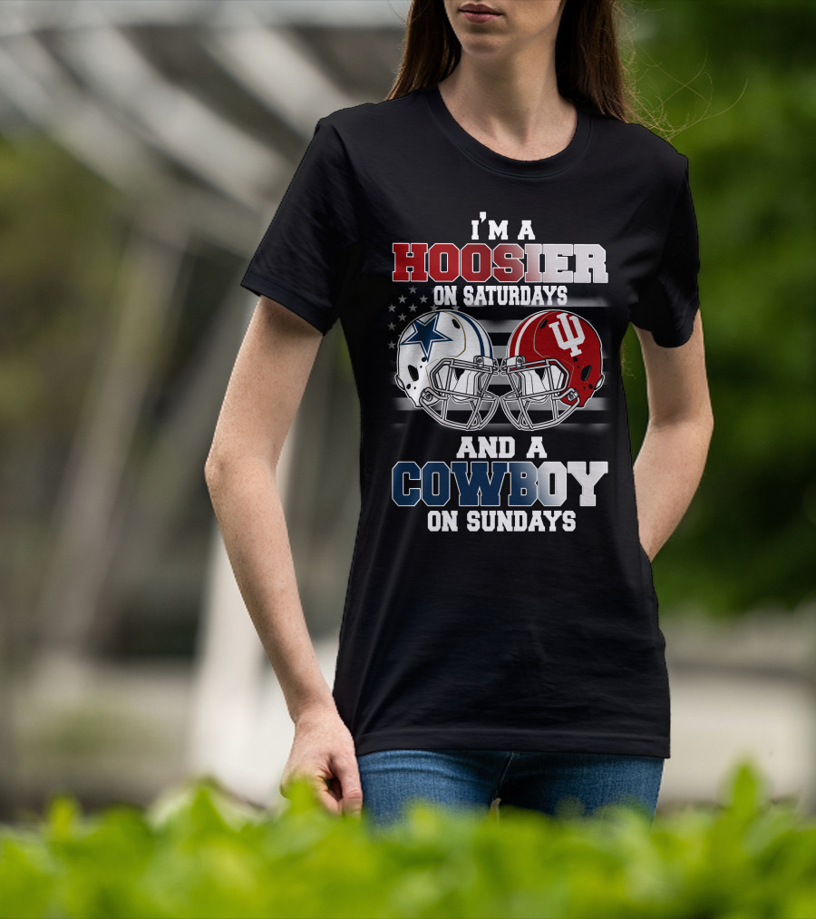 I'm A Hoosier On Saturdays And A Cowboy On Sundays T-Shirt