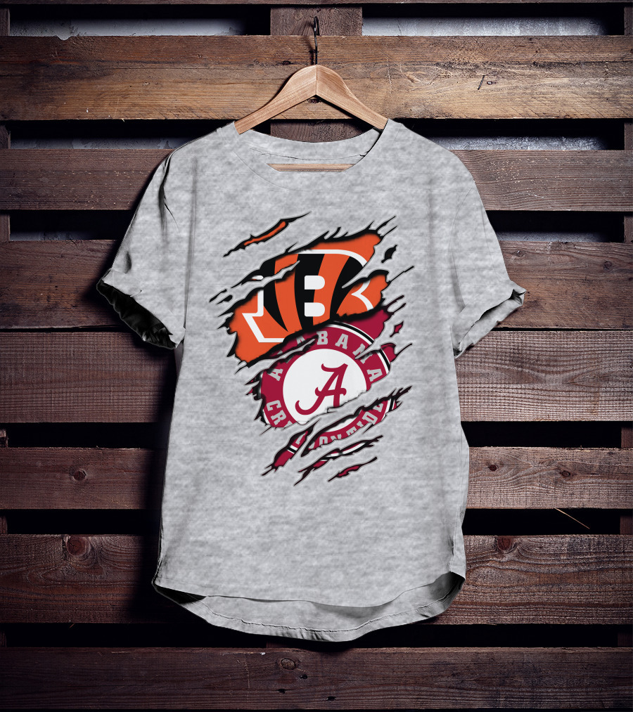 Cincinnati Bengals Alabama Crimson Tide Fan T-Shirt