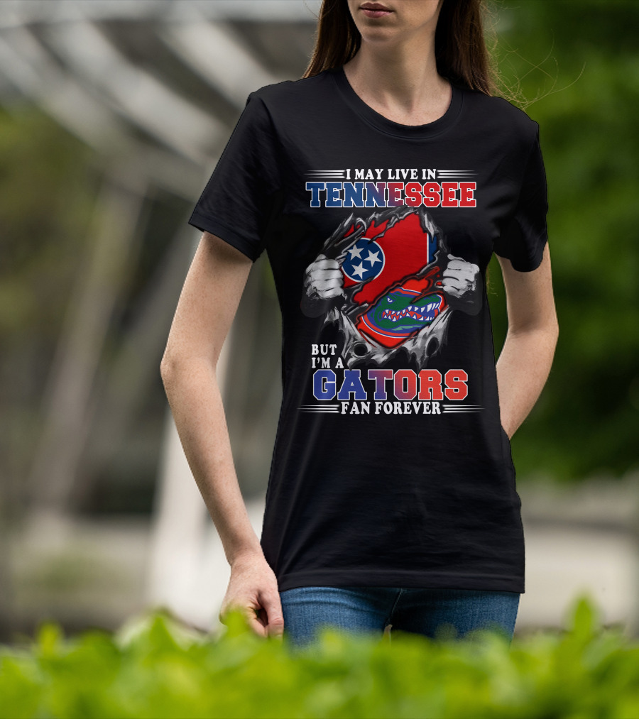 Tennessee Living Gators Fan Forever Gators-Tennessee T-Shirt
