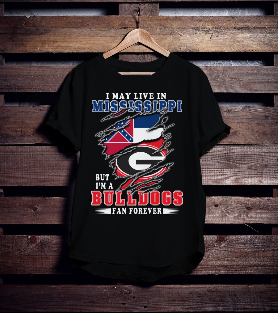 Mississippi Resident Georgia Bulldogs Fan Forever T-Shirt