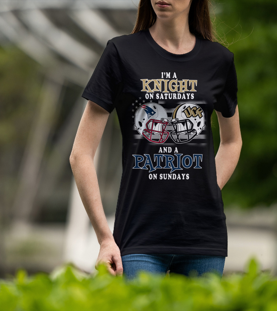 I'm A Knight On Saturdays And A Patriot On Sundays Ucf T-Shirt