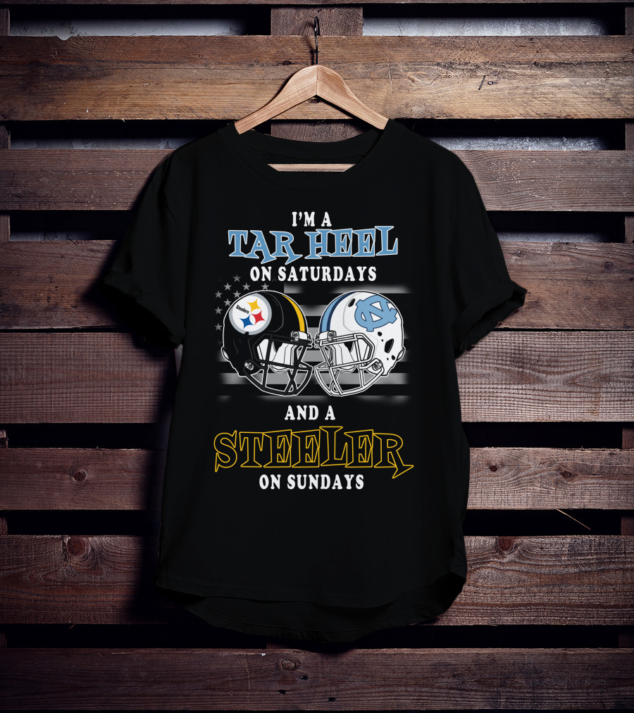 I'm A Tar Heel On Saturdays And A Steeler On Sundays T-Shirt