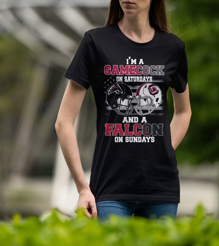 I'm A Gamecock On Saturdays And A Falcon On Sundays T-Shirt