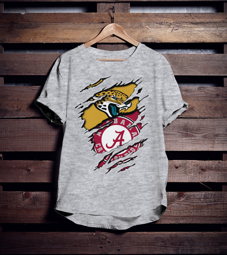 Alabama Crimson Tide Jaguars Fan Crossover T-Shirt