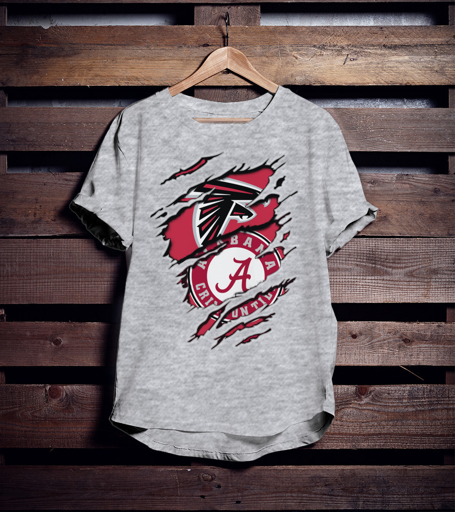 Falcons Alabama Crimson Tide Fan T-Shirt