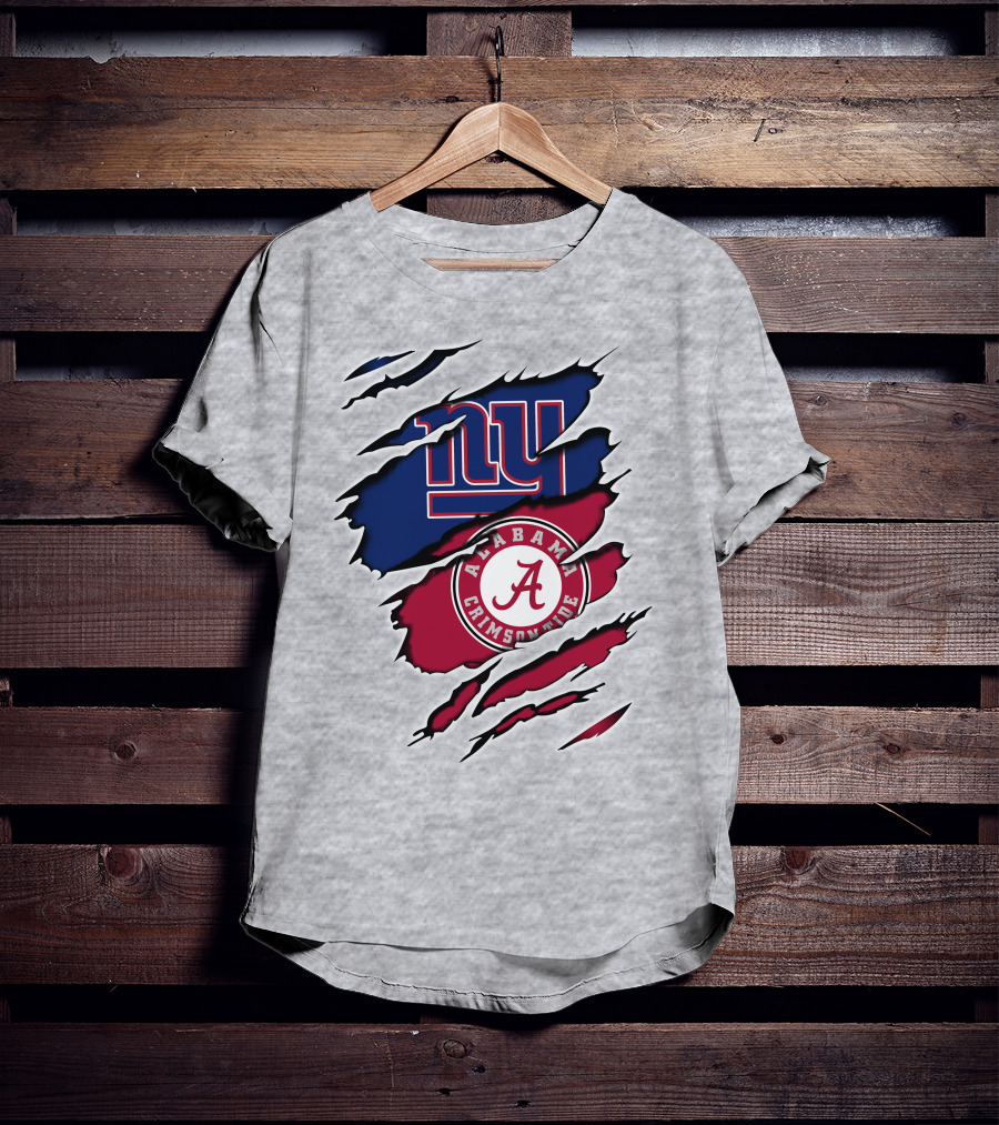 New York Giants Alabama Crimson Tide T-Shirt