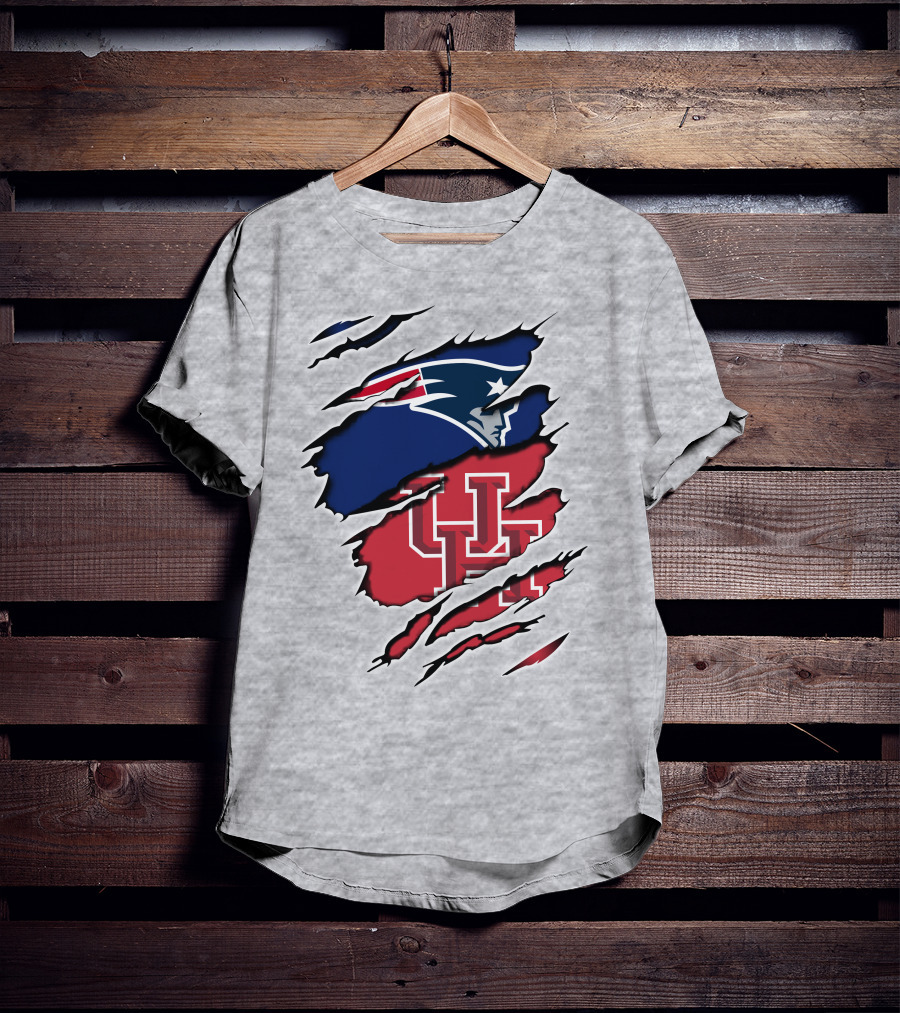 Patriots UH Houston Claw Mark Fusion T-Shirt