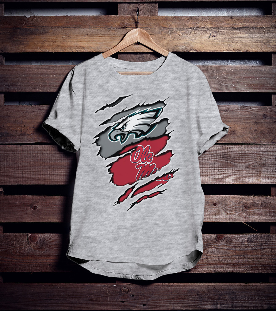 Eagles Ole Miss Torn T-Shirt