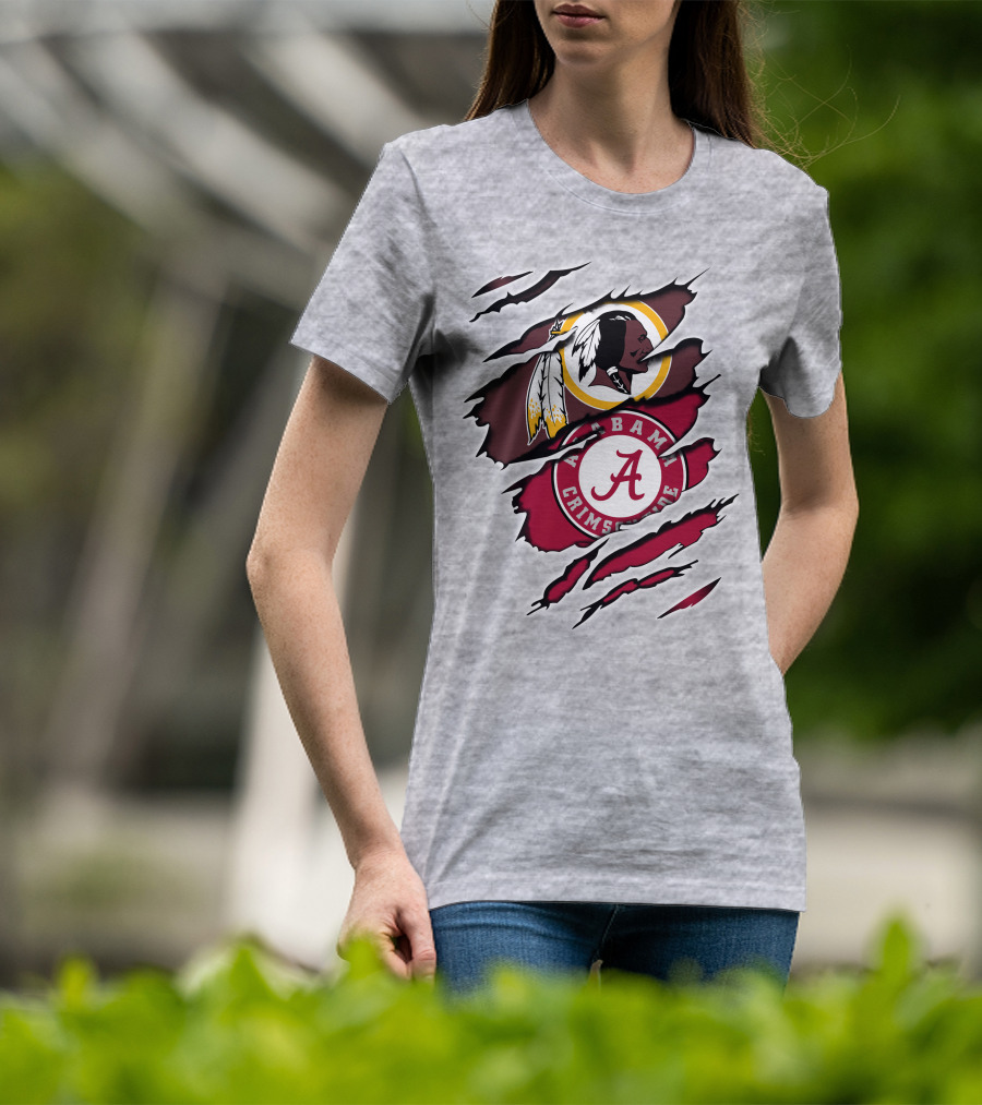 Washington Redskins Alabama Crimson Tide T-Shirt